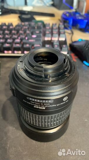 Объектив AF-S nikon 18-55mm 1:3.5-5.6G VR