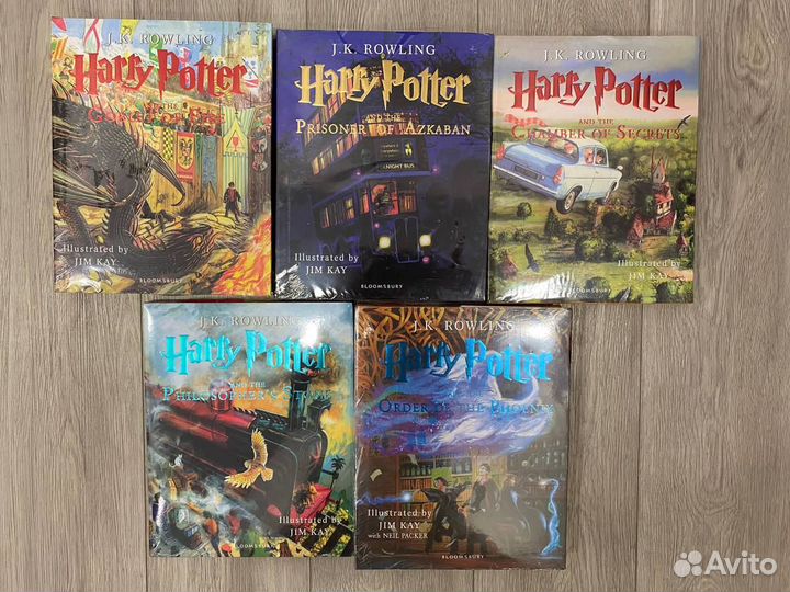 Набор книг про Гарри Поттера на английском