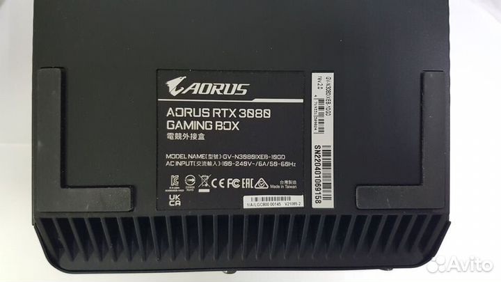 Видеокарта внешняя gigabyte 10Gb GeForce RTX 3080