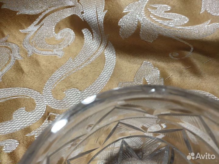 Хрустальная конфетница СССР