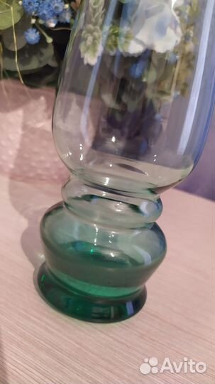 Ваза цветное стекло СССР