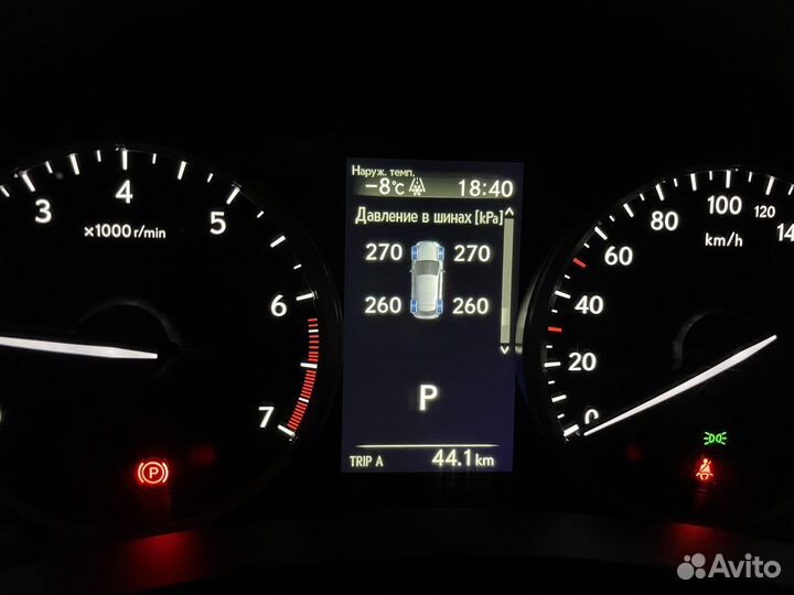 Мониторинг давления в шинах Lexus IS