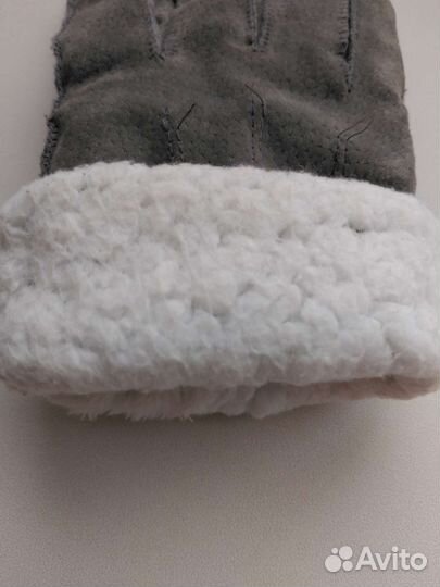 Перчатки замшевые