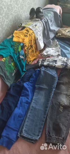 Пакет одежды на мальчика 5-6лет