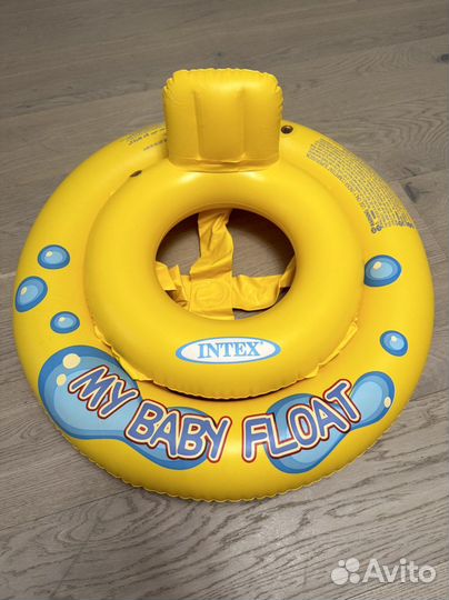 Круг для плавания intex my baby float