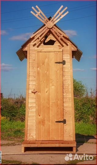 Дачный туалет деревянный BAG335
