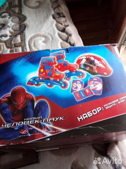 Роликовые коньки детские раздвижные