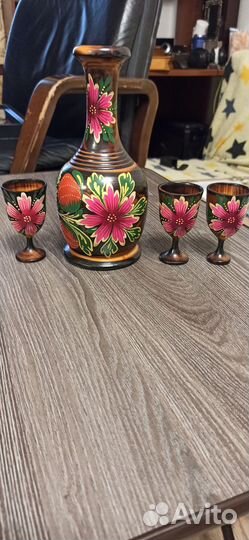 Деревянная посуда хохлома