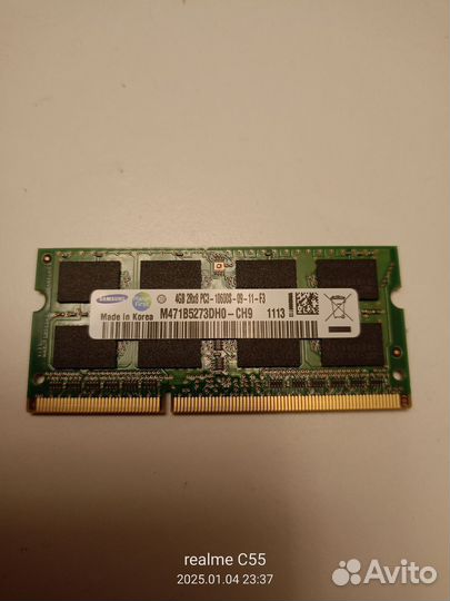 Sodimm ddr3 4gb M471B5273DH0-CH9