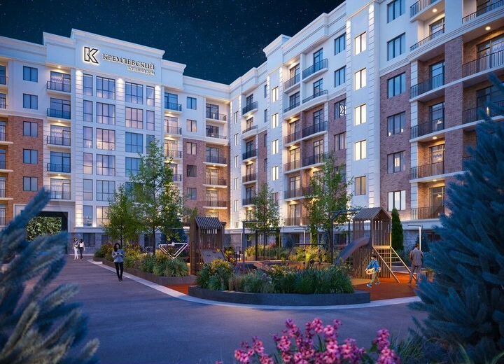 1-к. квартира, 65,6 м², 6/7 эт.