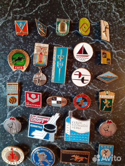 Спорт. Значки СССР. Два набора