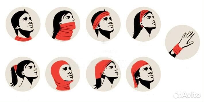 Шарф-повязка (бафф) олива Sturm Mil-Tec