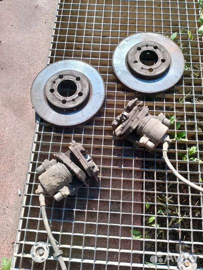 Два суппорта и два диска гольф 4, Октавия тур