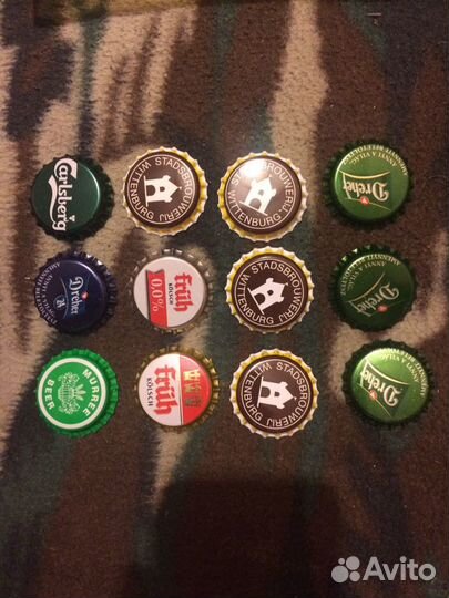 Пивные пробки, бирматы зарубежных пивоварен