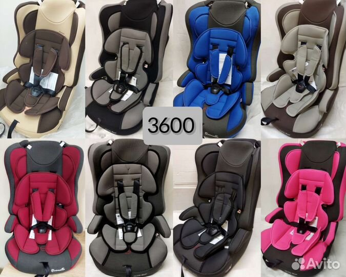 Новое автокресло до 36 кг с бустером