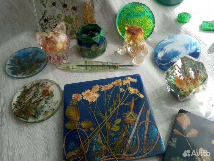 Подставки под горячее Изделия из эпоксидной смолы