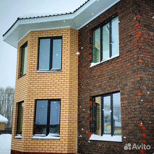 Пластиковые французские окна rehau