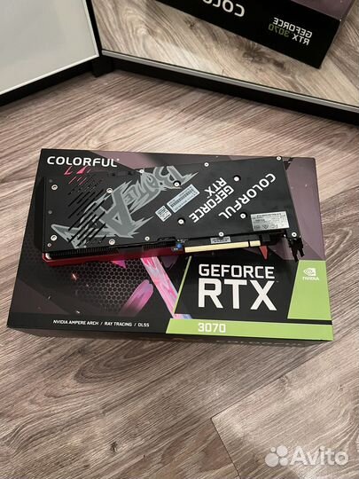 Colorful rtx 3070 с коробкой