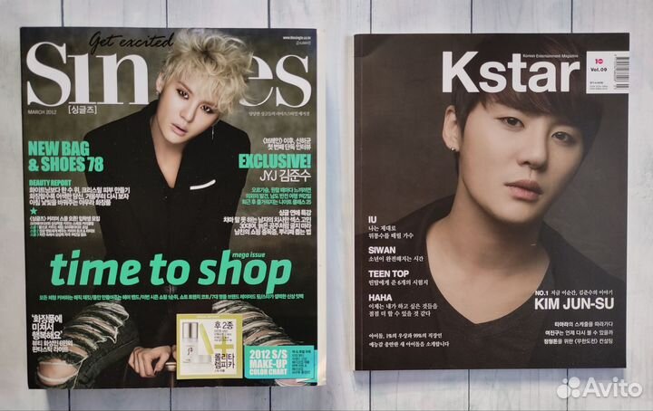 Журналы Singles, Kstar Kim Junsu kpop