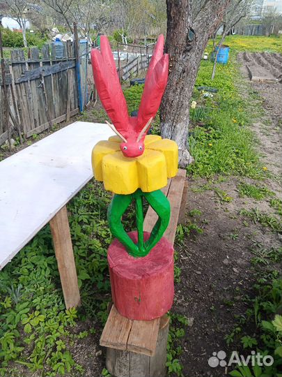 Бабочка из дерева