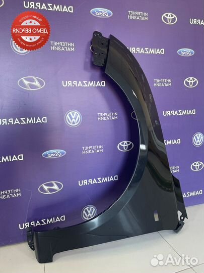 Крыло левое Chevrolet Cruze (09-13) черный GAR