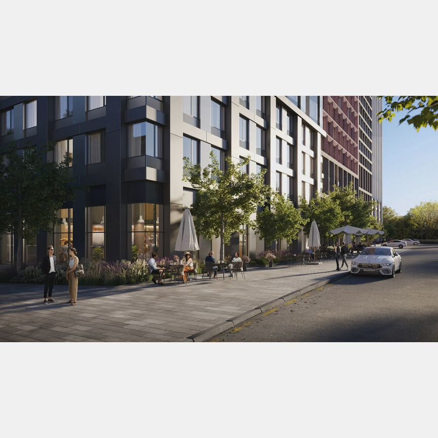 1-к. квартира, 51,7 м², 12/25 эт.