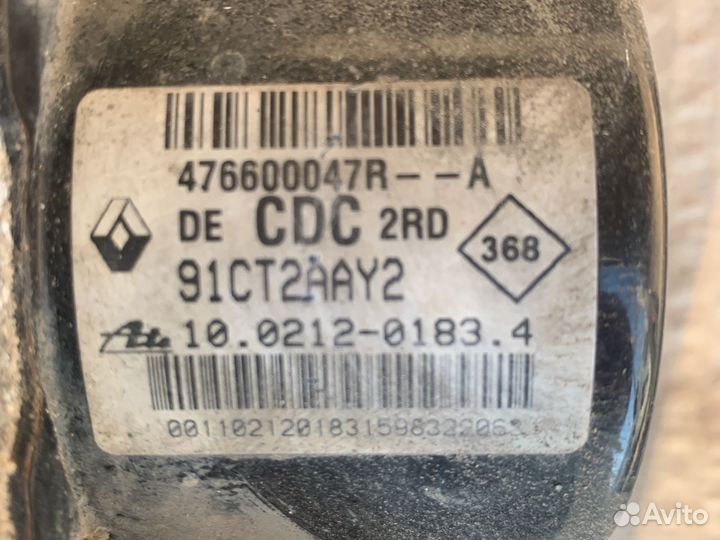 Блок abs абс laguna 3 2,0 бензин