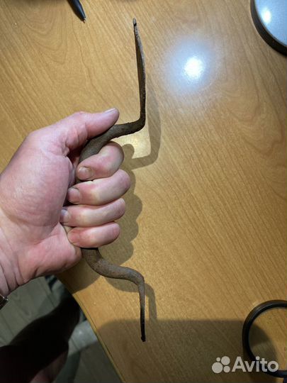 Ручка двери кованная 20 годы старинная