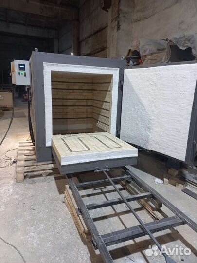 Печь муфельная с выдвижным подом