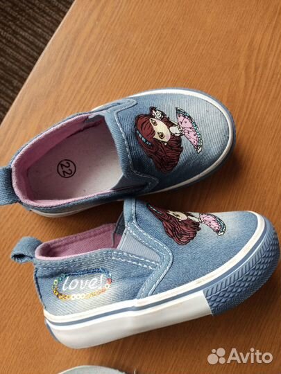 Кеды для девочки 22 размер