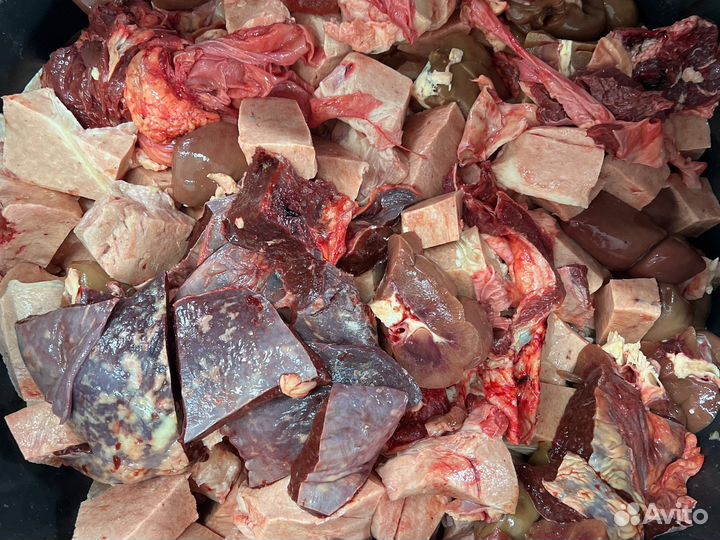 Говяжье мясное ассорти (корм для собак)