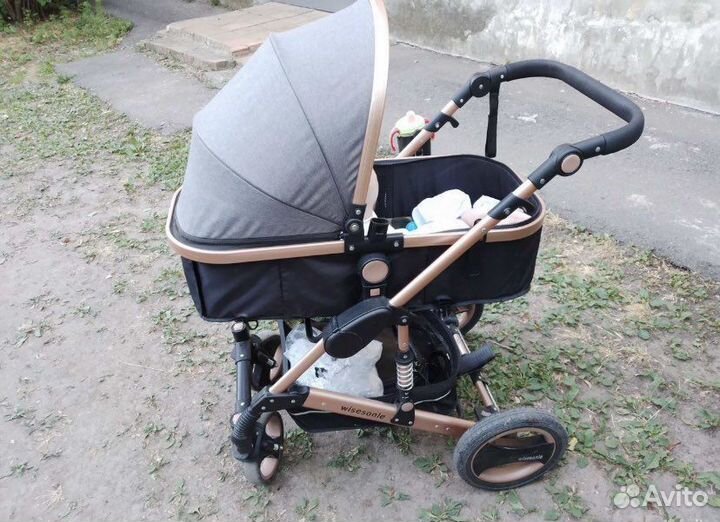 Детская коляска 2в1 Wisesonle трансформер