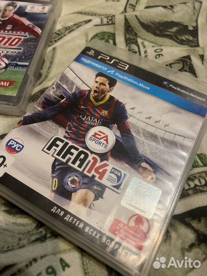 Диски на ps3 FIFA 14, 16