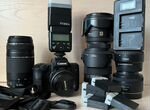 Canon EOS M50 Kit 15-45 + 4 Объектива