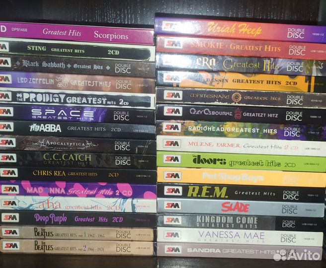 Музыкальные CD сборники наилучших хитов