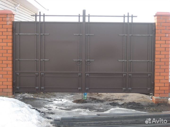 Двери металлические,калитки гаражные забор ворота