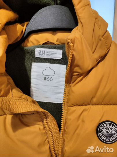 Курточка детская, теплая, 122 см