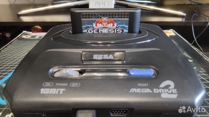 Флеш картридж (чёрный) sega MD V3 PRO 4Gb classic