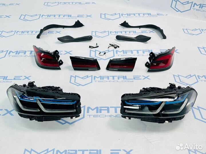 Передние фары и задние фонари BMW G30