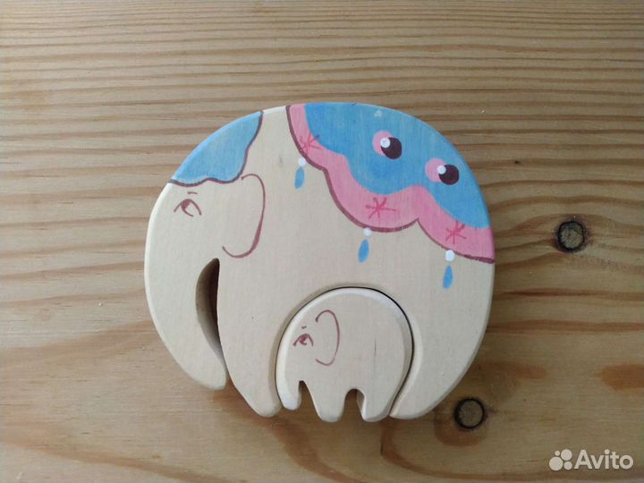 Пазл деревянный