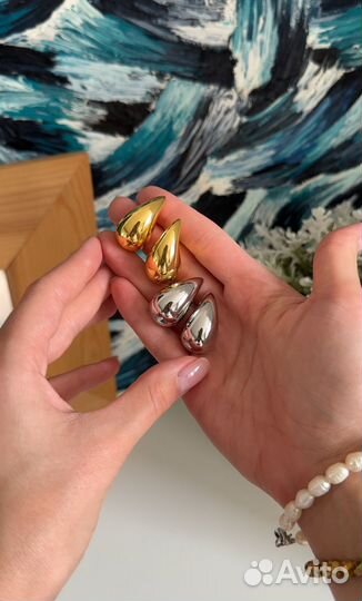 Трендовые сережки капли