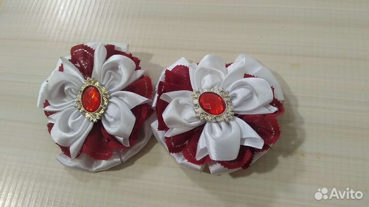 Бантик Резинка для волос для девочек школьный