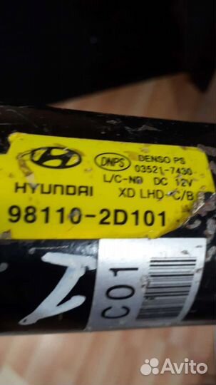 Hyundai elantra xd моторчик дворника