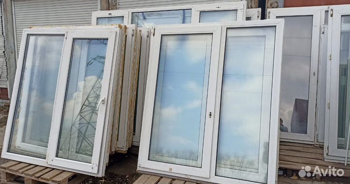 Пластиковые окна бу 1500х1300 много розница и опт