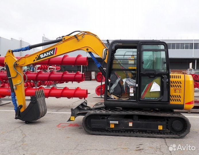 Мини-экскаватор SANY SY75C, 2024