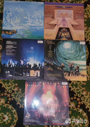 Iron Maiden Винил, 5 альбомов