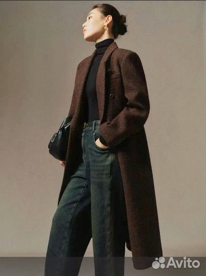 Пальто натуральная шерсть Dushu 50-52 рр