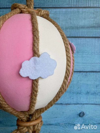 Воздушный шар с корзиной Розовые сны, монгольфьер