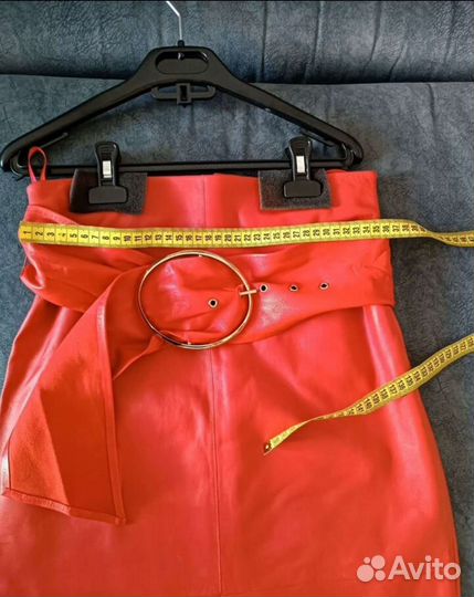 Юбка из кожи ягненка