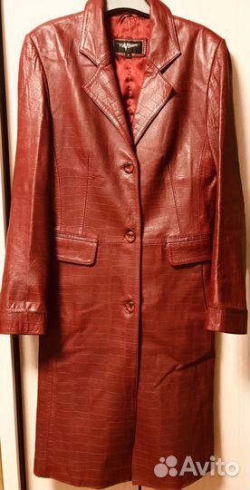 Плащ жеский натуральная кожа